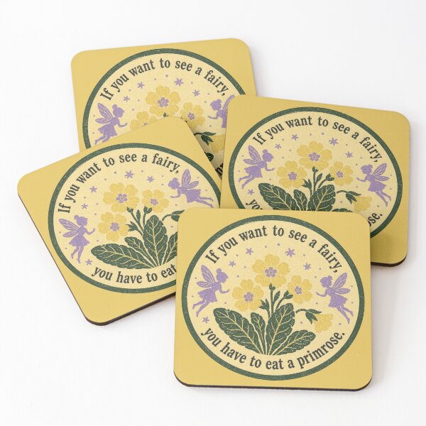Item preview, Vintage Primrose & Fairy Folklore Badge designed and sold by Jennifer Chiera.