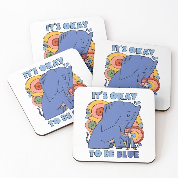 Item preview, It's Okay To Be Blue designed and sold by SlayPOPShop.