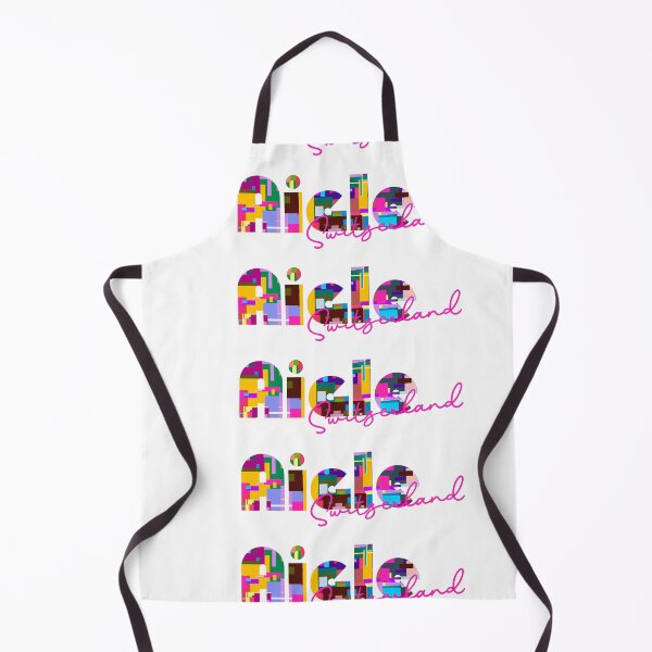 Item preview, Aigle, Switzerland, Vibrant Abstract City Typography Art designed and sold by Wanderful-roads.