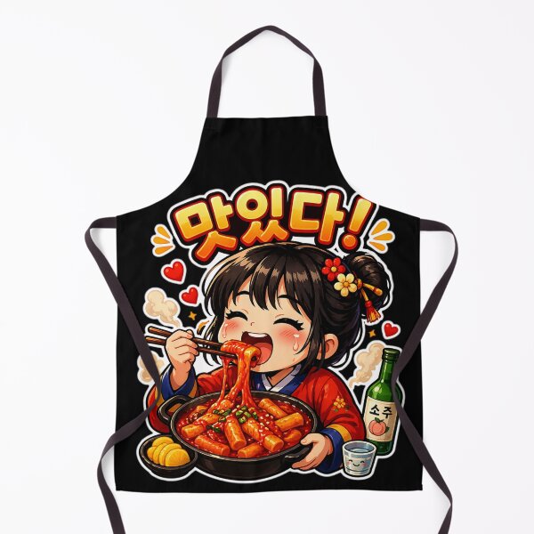 Item preview, Cute Tteokbokki Korean Food Shirt – Kawaii Spicy Food Tee designed and sold by EiraFattah.
