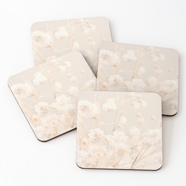 Item preview, Gypsophila dry romantic little white flowers bouquet wallpaper macro designed and sold by TanalyFlowers.