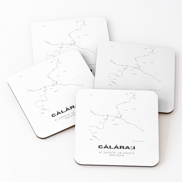 Item preview, Călărași Moldova Minimalist Map Poster | Modern City Layout Art designed and sold by RM-Journey.