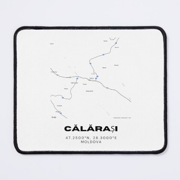 Item preview, Călărași Moldova Minimalist Map Poster | Modern City Layout Art designed and sold by RM-Journey.