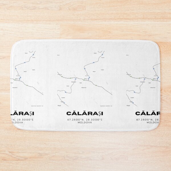 Item preview, Călărași Moldova Minimalist Map Poster | Modern City Layout Art designed and sold by RM-Journey.