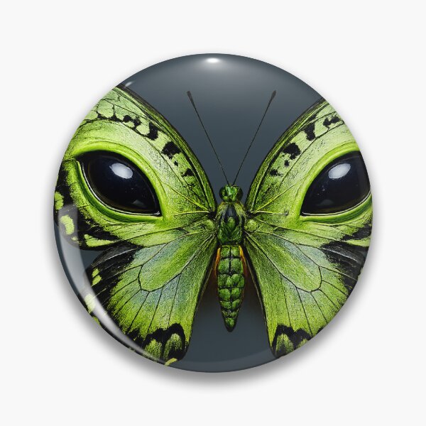 Item preview, Alien Eye Butterfly – Surreal Symmetrical Insect Art designed and sold by AnimalAirtistry.