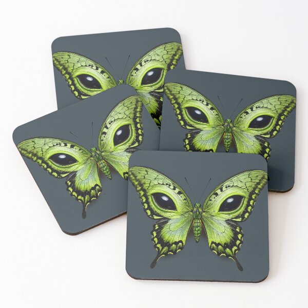 Item preview, Alien Eye Butterfly – Surreal Symmetrical Insect Art designed and sold by AnimalAirtistry.