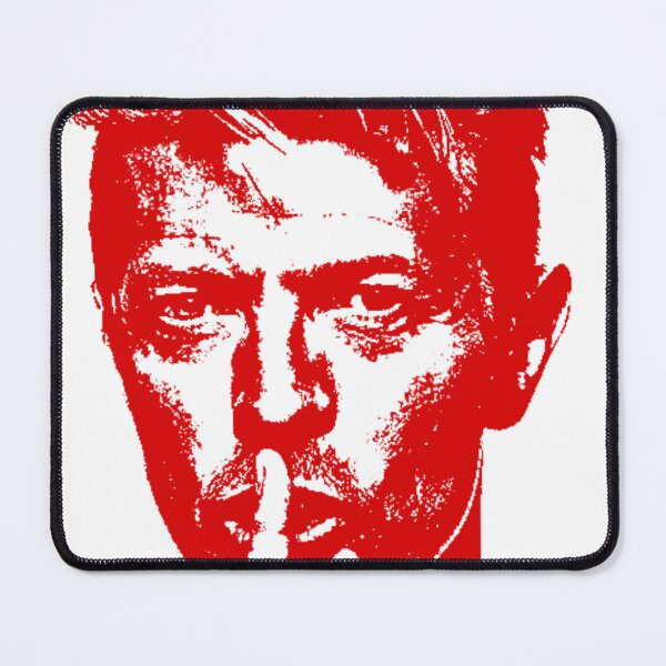 Item preview, Red Shush: Iconic Rock Legend Minimalist Portrait designed and sold by SajolCanva.