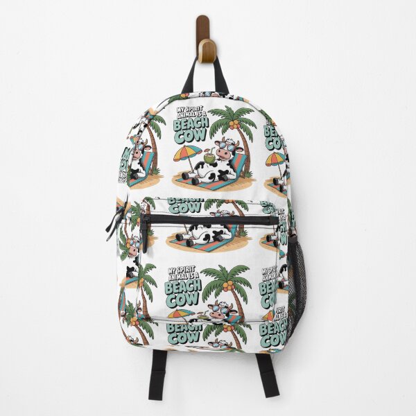 Item preview, Funny Goa Beach Cow – “My Spirit Animal is a Beach Cow” Cute Tropical Vacation Design designed and sold by Globalcitytees.