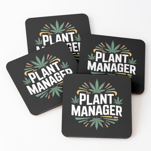 Item preview, Plant Manager Weed Grower Funny Cannabis Job Joke designed and sold by Say It With Ink.