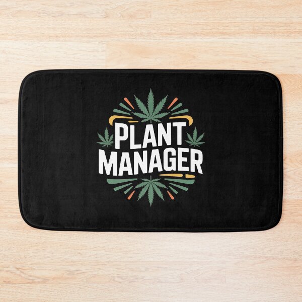 Item preview, Plant Manager Weed Grower Funny Cannabis Job Joke designed and sold by Say It With Ink.