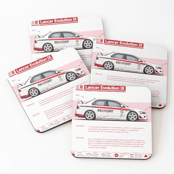 Item preview, EVO 9 RALLY POSTER DATA designed and sold by TheMitsuGuy.