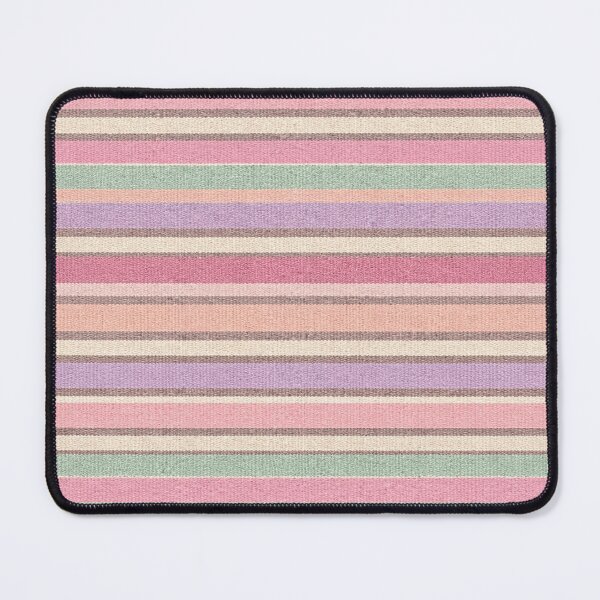 Item preview, Pastel Coquette Stripe Pattern - Soft Vintage Woven Aesthetic designed and sold by Myra365Art.