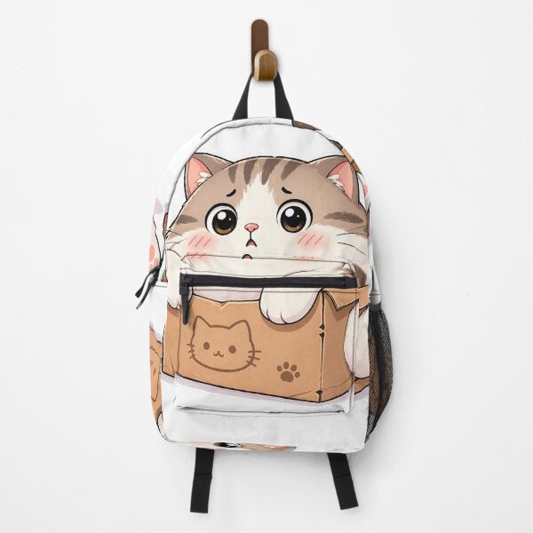 Item preview, Funny Cat Stuck in Small Box Cute Cartoon Design designed and sold by Sadia Jannat.