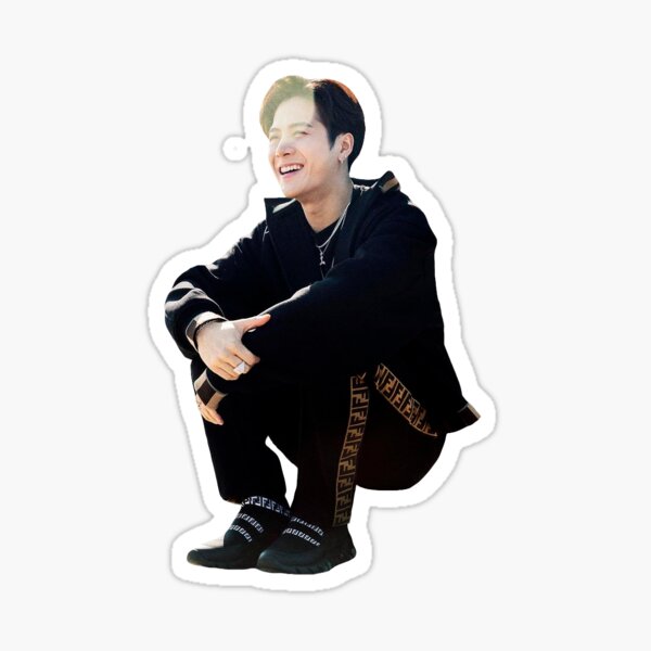 Jackson wang cute smile Sticker for Sale by Divya21