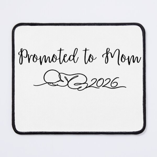 Item preview, Promoted to Mom 2026 Tee designed and sold by InfiniTeeVibes.