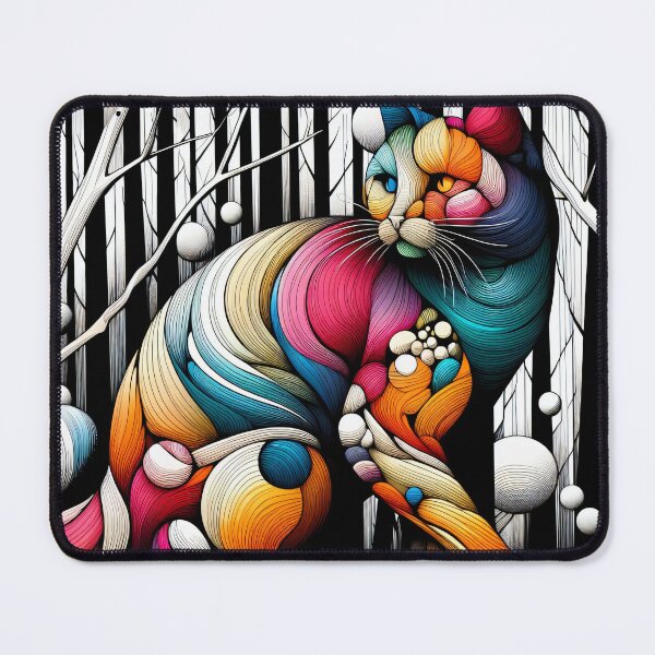 Item preview, Abstract Cat 4 designed and sold by Lukars77.