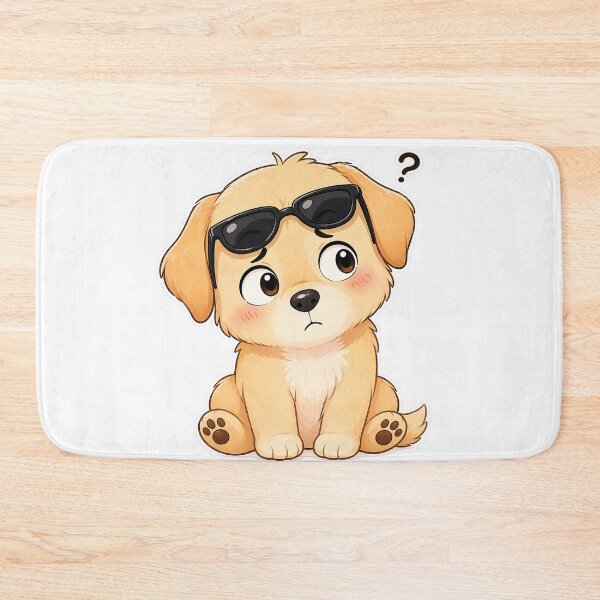 Item preview, Funny Dog Wearing Sunglasses Upside Down Cute Cartoon Design designed and sold by Sadia  Jannat.