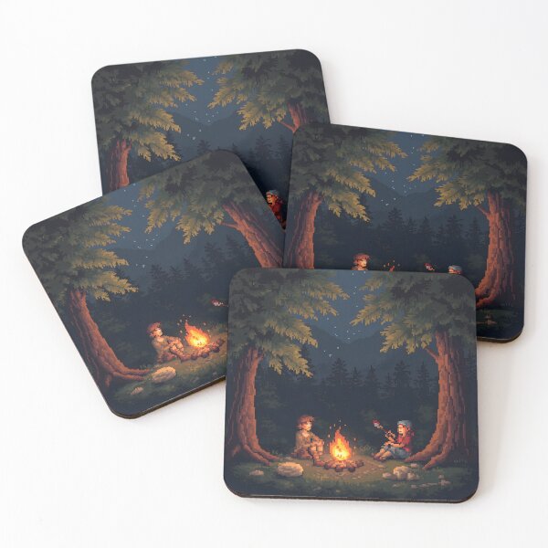 Item preview, Cosy Campfire Adventure – Pixel Art RPG Night Scene designed and sold by ThePixelArchive.