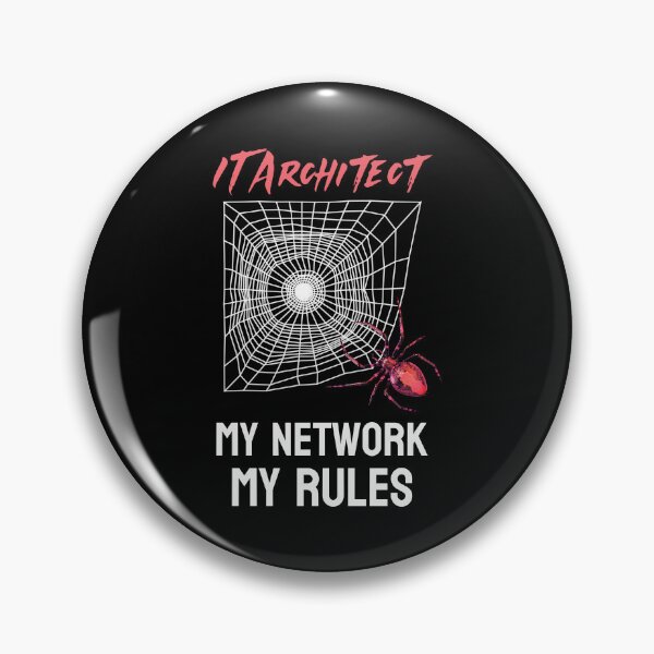 Item preview, Funny IT Architect My Network, My Rules Spider designed and sold by Vac1.