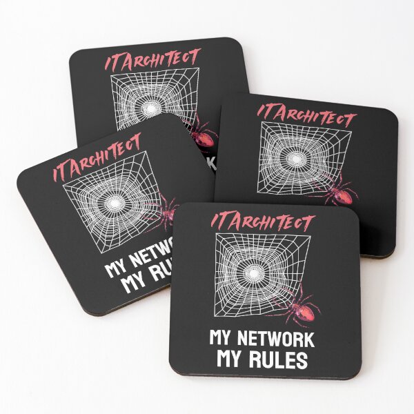 Item preview, Funny IT Architect My Network, My Rules Spider designed and sold by Vac1.