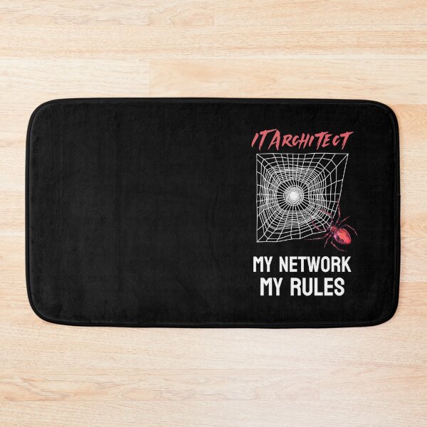 Item preview, Funny IT Architect My Network, My Rules Spider designed and sold by Vac1.