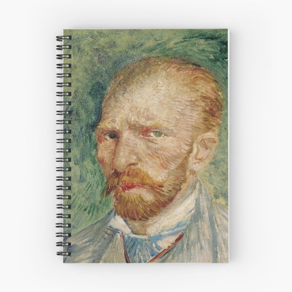 Item preview, Self Portrait 1 by Vincent van Gogh: Post Impressionist Fine Art Print designed and sold by artofuniverse.