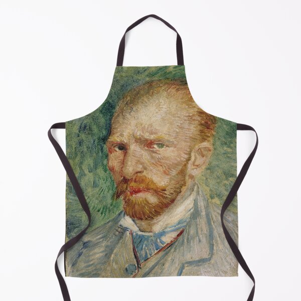 Item preview, Self Portrait 1 by Vincent van Gogh: Post Impressionist Fine Art Print designed and sold by artofuniverse.