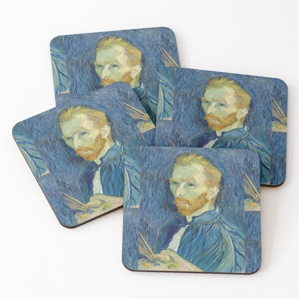 Item preview, Self Portrait by Vincent van Gogh: Post Impressionist Artist Wall Art designed and sold by artofuniverse.