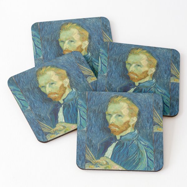 Item preview, Self Portrait 3 by Vincent van Gogh: Post Impressionist fine art print designed and sold by artofuniverse.