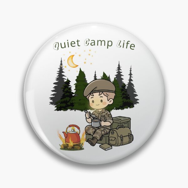Item preview, Quiet Camp Life Cozy Camping Night designed and sold by CHANCHANAI.