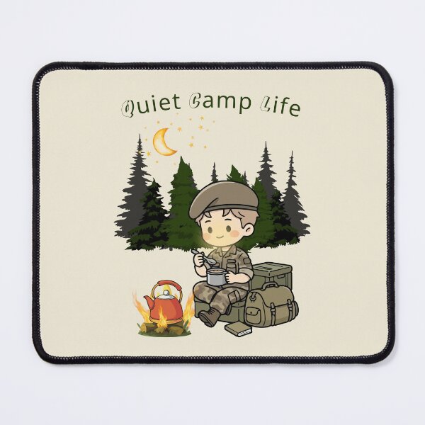 Item preview, Quiet Camp Life Cozy Camping Night designed and sold by CHANCHANAI.