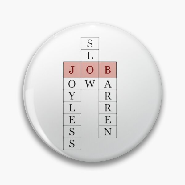 Item preview, Job Crossword  Dark Humor designed and sold by Stefanrajzer.