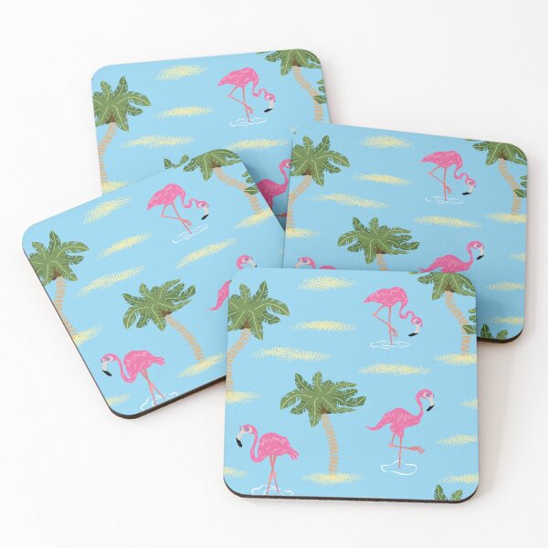Item preview, Tropical Flamingo Pattern designed and sold by Daniel Bevis Design.
