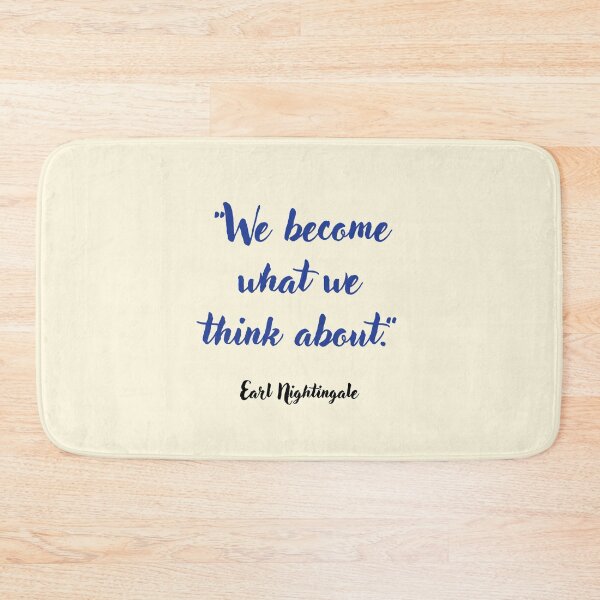 Item preview, We become what we . . . Earl Nightingale Quotation designed and sold by CharlottePlaceArt.