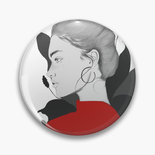 Item preview, woman in red coat designed and sold by cadstudios.