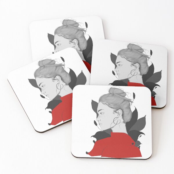 Item preview, woman in red coat designed and sold by cadstudios.