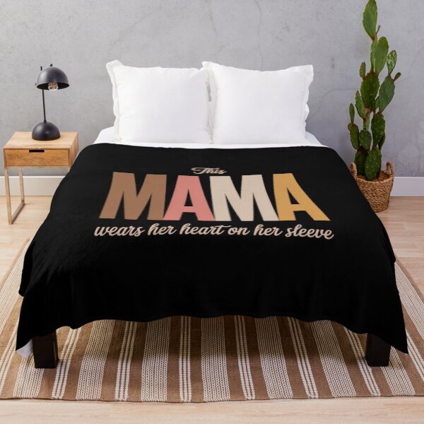 Item preview, Mama Heart on Sleeve Mother's Day designed and sold by IdunayaStore.
