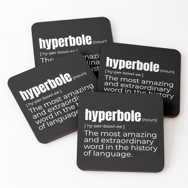 Item preview, Hyperbole Funny Definition English Teacher Writer Grammar Word designed and sold by Dondonmart.