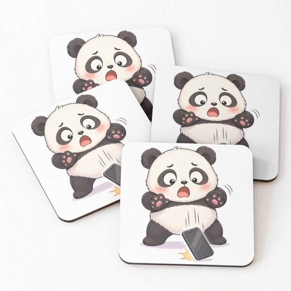 Item preview, Oops Panda Dropped My Phone Cute Design designed and sold by Sadia  Jannat.