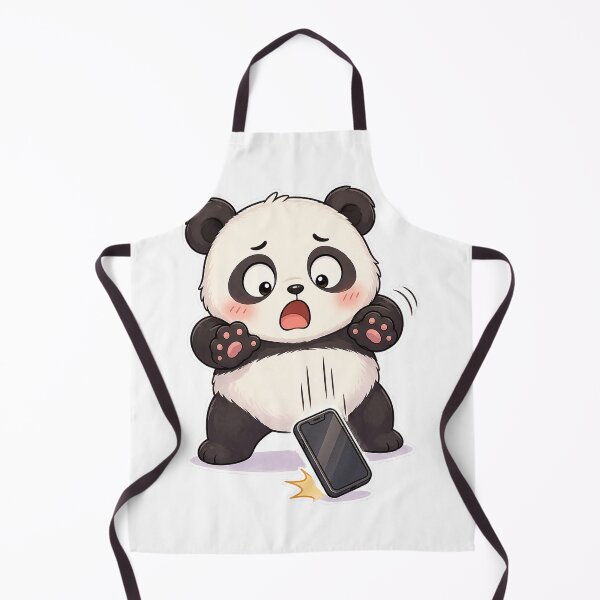 Item preview, Oops Panda Dropped My Phone Cute Design designed and sold by Sadia  Jannat.