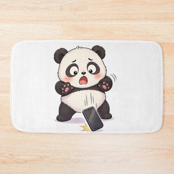 Item preview, Oops Panda Dropped My Phone Cute Design designed and sold by Sadia  Jannat.