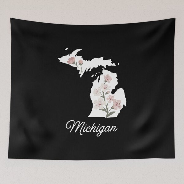 Aperçu de l'œuvre Pommier en fleurs du Michigan créée et vendue par IdunayaStore.