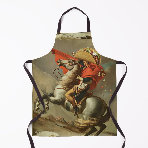 Item preview, Napoleon Taco-parte — Classical Oil Painting Parody Art Print designed and sold by SammyMorry.