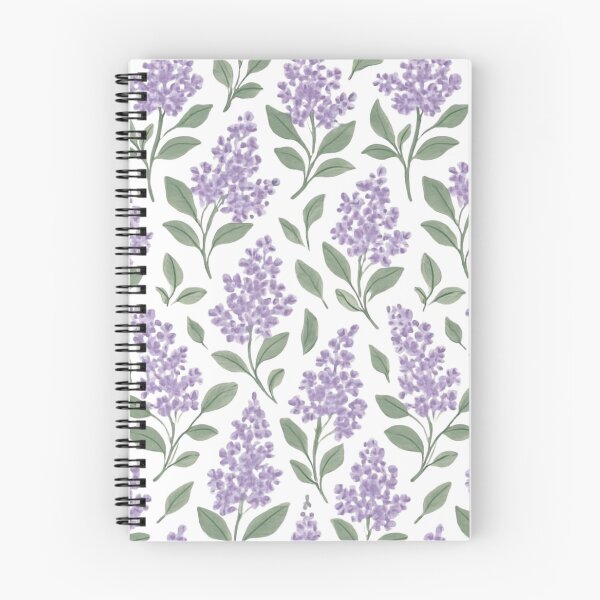 Item preview, Purple lilac flowers pattern designed and sold by uunaa.