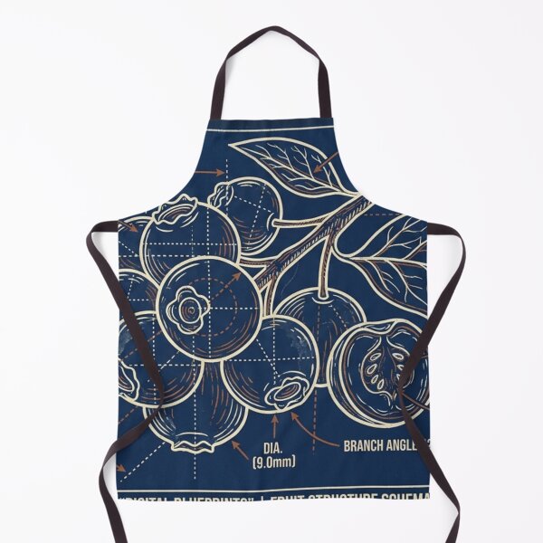 Item preview, Digital Blueprints – Blueberry Structural Schematic Art designed and sold by InnerwayStudio.