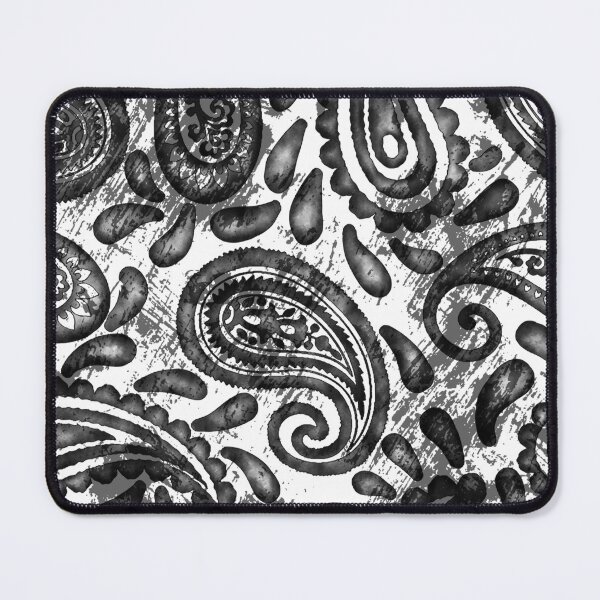 Item preview, Hand-Drawn Ornate Monochrome Paisley Pattern designed and sold by cirgitstudio.