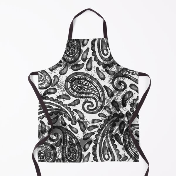 Item preview, Hand-Drawn Ornate Monochrome Paisley Pattern designed and sold by cirgitstudio.