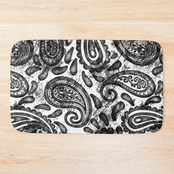 Item preview, Hand-Drawn Ornate Monochrome Paisley Pattern designed and sold by cirgitstudio.