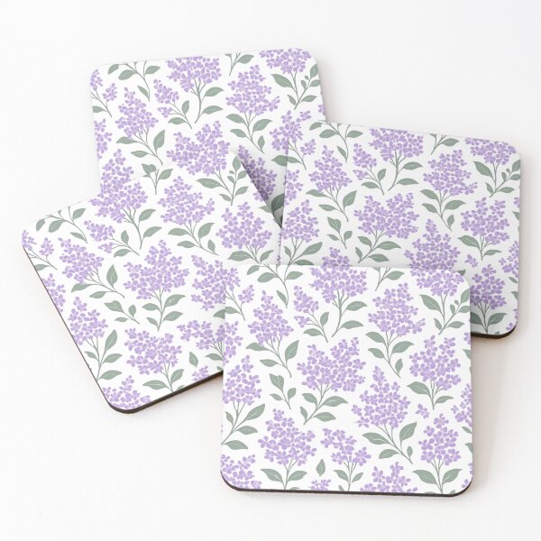Item preview,  Purple lilac flowers pattern designed and sold by uunaa.