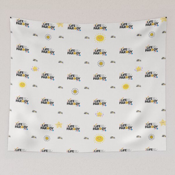 Item preview, LifeParody Logo Tile Pattern designed and sold by LifeParody.